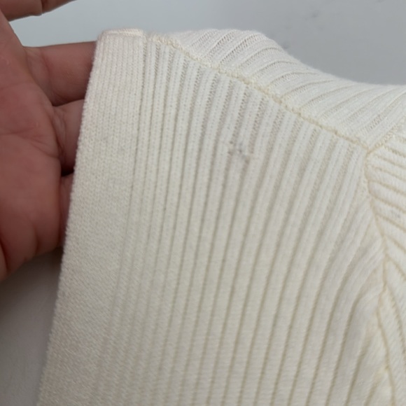 Milly cross front sweater color Ecru in great condition. - Picture 7 of 10